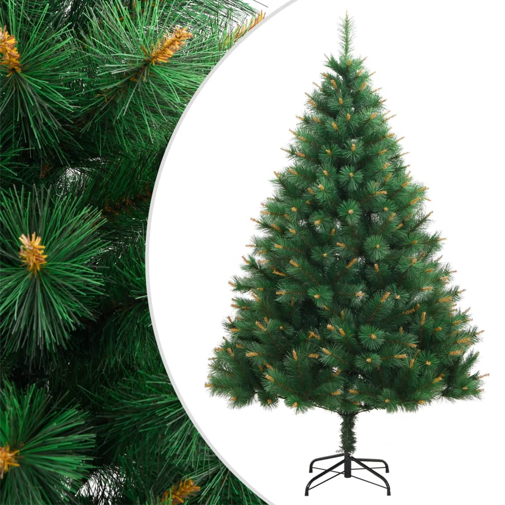 VidaXL Künstlicher Weihnachtsbaum mit Scharnieren und Ständer, 150 cm