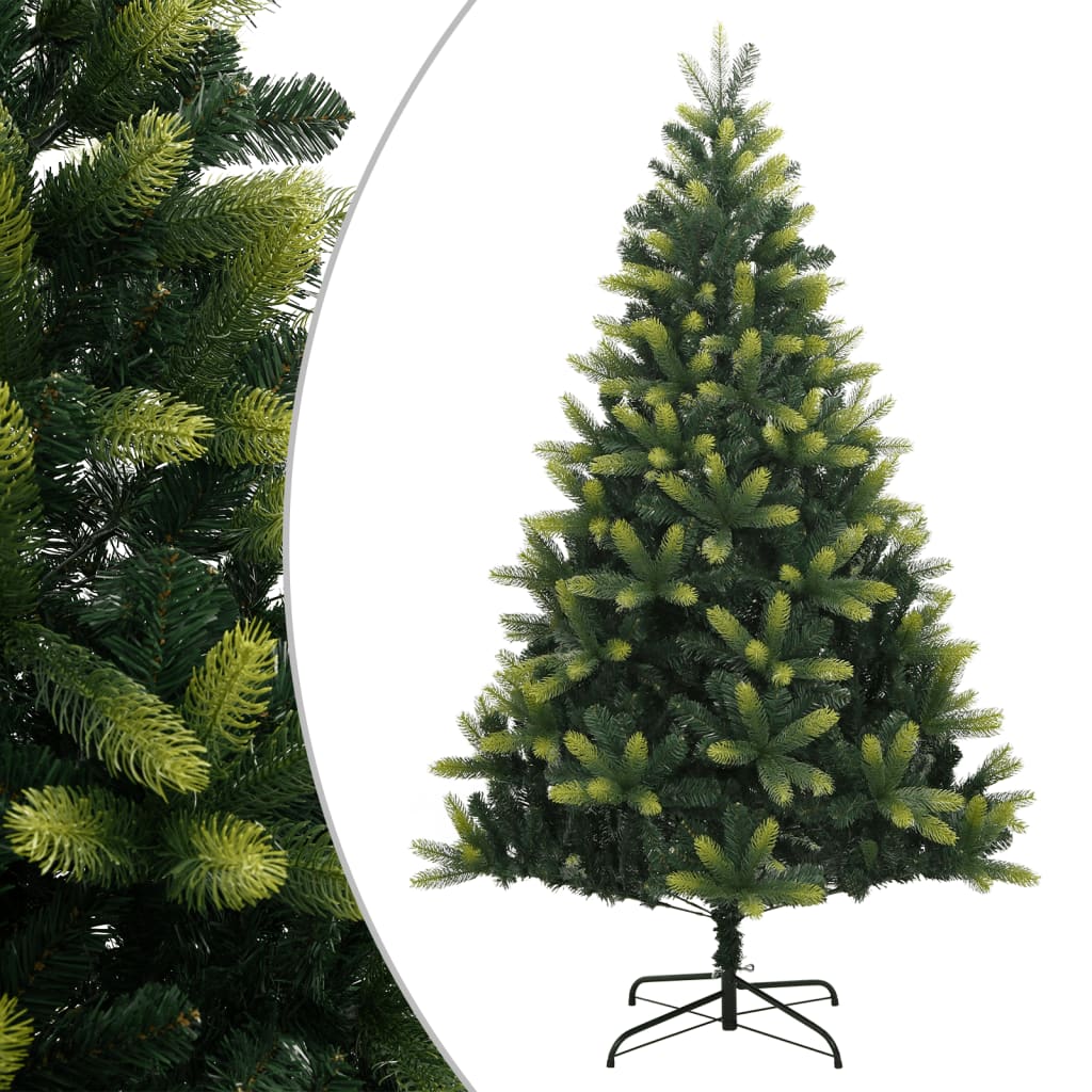 VidaXL Künstlicher Weihnachtsbaum mit Scharnieren und Ständer, 240 cm