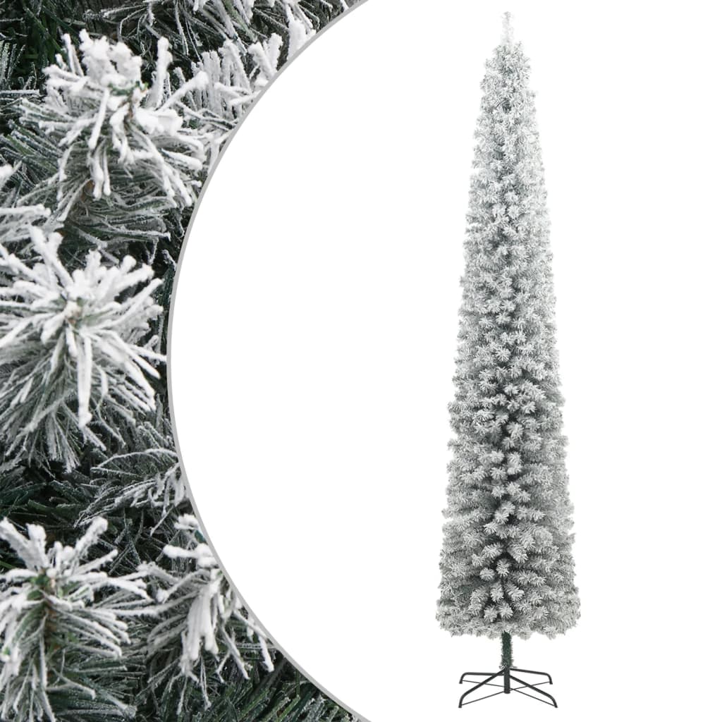VIDAXL KÜNSTLICHER WEIHNACHTSBAUM SCHNELL mit Standard und Schnee 270 PVC