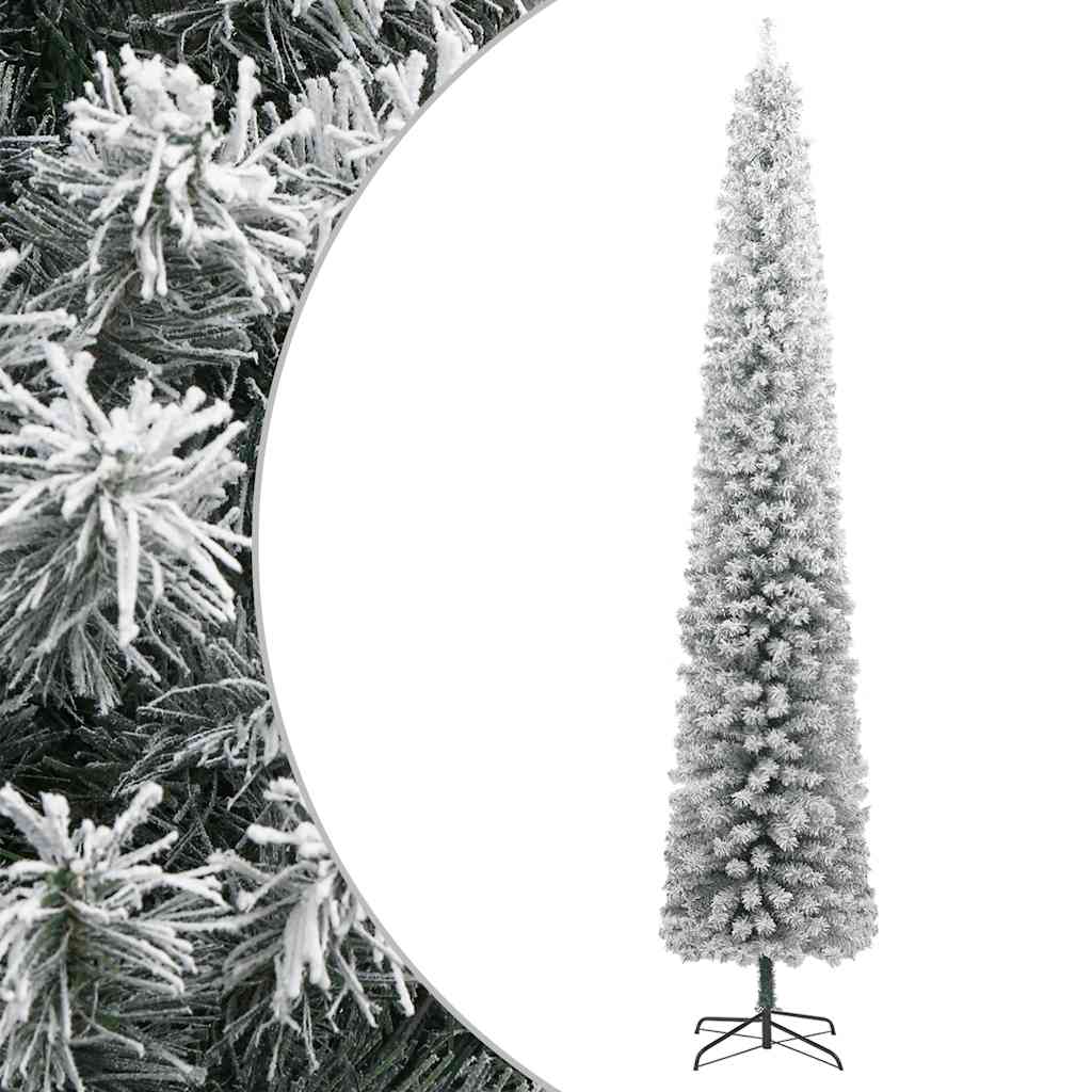 Vidaxl Künstlicher Weihnachtsbaum klein mit Standard und Schnee 300 cm PVC
