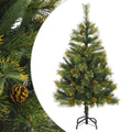 VidaXL Künstlicher Weihnachtsbaum mit Scharnieren und Ständer, 150 cm