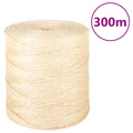 VidaXL Seil 2 mm 300 m 100% Sisal