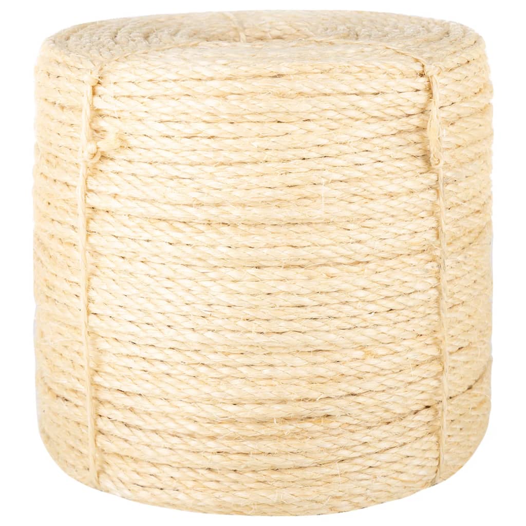 VidaXL Seil 6 mm 25 m 100% Sisal