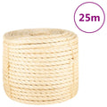 VidaXL Seil 14 mm 25 m 100% Sisal