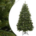 Vidaxl kunstkerstboom met scharnieren en standaard 180 cm groen