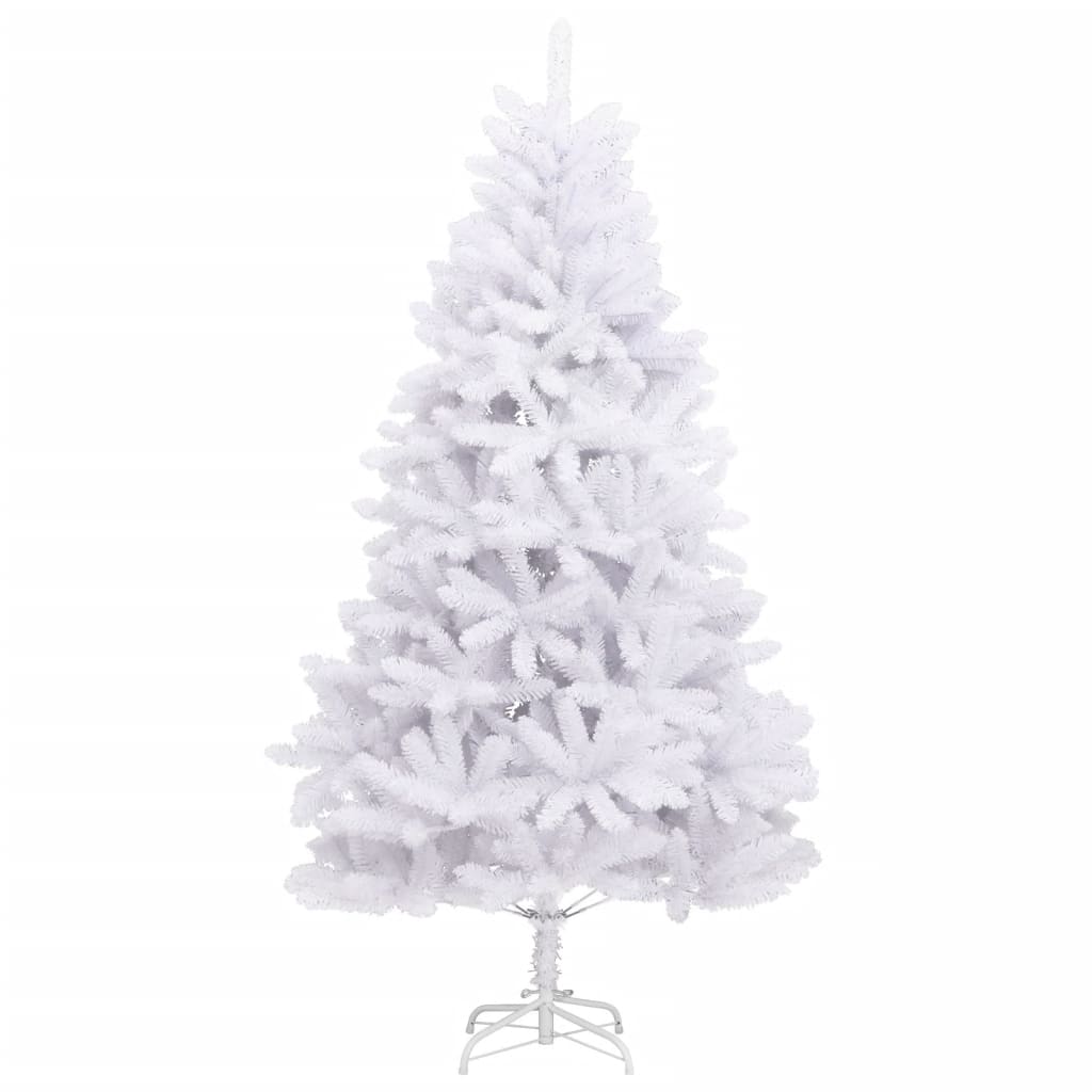 Vidaxl kunstkerstboom met scharnieren en standaard 180 cm wit