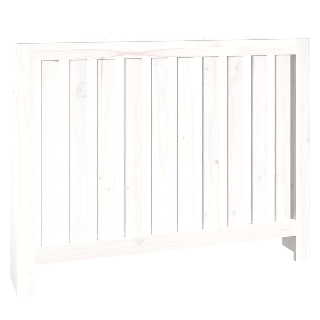 Vidaxl radiatorombouw 108,5x19x84 cm massief grenenhout wit