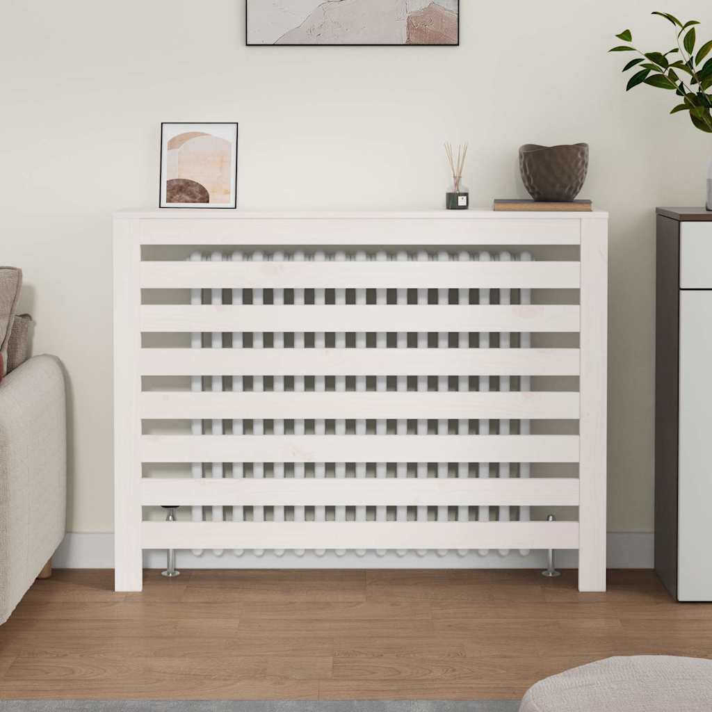 VIDAXL - Heizkörperkonstruktion 108,5 x 19 x 84 cm Festkieferweiß