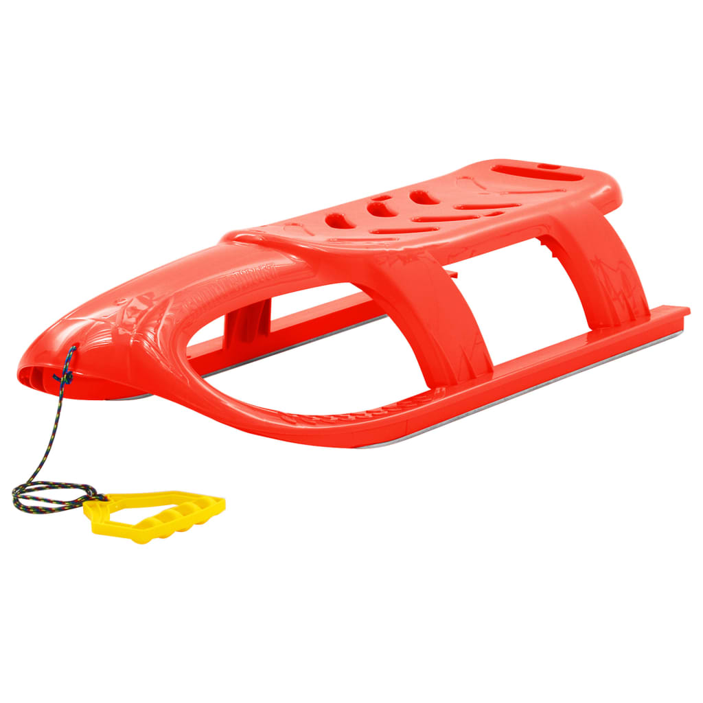 VidaXL Kinderschlitten 102,5 x 40 x 23 cm Polypropylen Rot