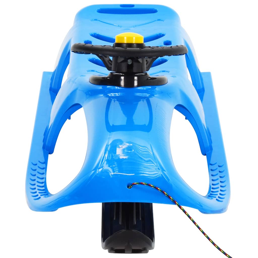 VidaXL Schlitten mit Lenker 102,5 x 40 x 23 cm Polypropylen Blau