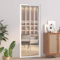 Vidaxl binnendeur 83x201,5 cm esg-glas en aluminium wit