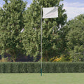 VidaXL 6,23 m teilbarer Fahnenmast, Aluminium, silberfarben