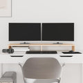 VidaXL Monitorständer 100x27x10 cm Massivholz Kiefer
