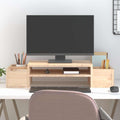 Vidaxl monitorstandaard 70x27,5x15 cm massief grenenhout