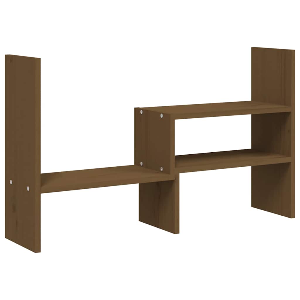 VidaXL Monitorständer (39-72)x17x43 cm Kiefernholz Honigbraun