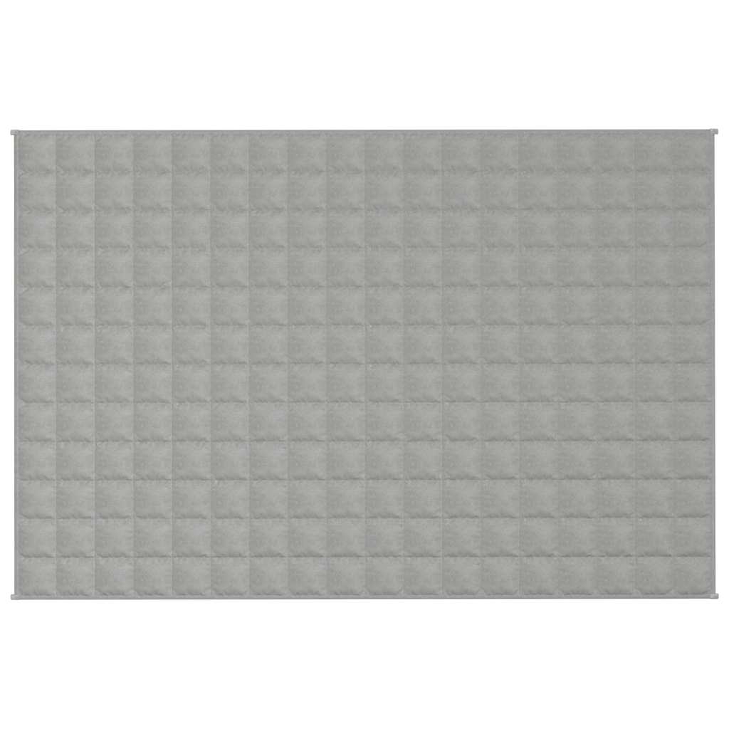 Vidaxxl schwache Decke 120x180 cm 5 kg Stoff grau