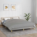 VidaXL schwache Decke 200x200 cm 9 kg Stoff grau