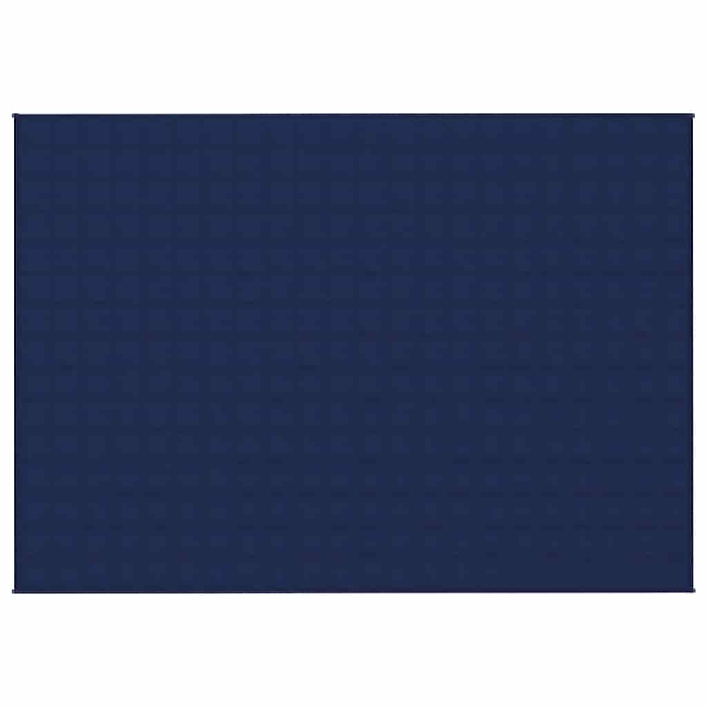 Vidaxxl schwache Decke 155x220 cm 11 kg Stoff blau