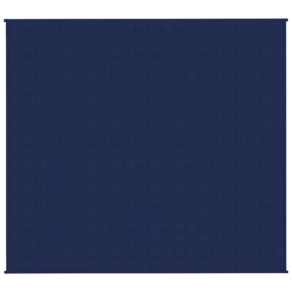 Vidaxxl schwache Decke 200x225 cm 13 kg Stoff blau
