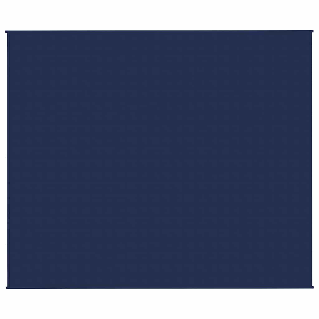 Vidaxl verzwaringsdeken 220x260 cm 15 kg stof blauw