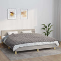 Vidaxxl schwache Decke 155x220 cm 7 kg Stoff grau