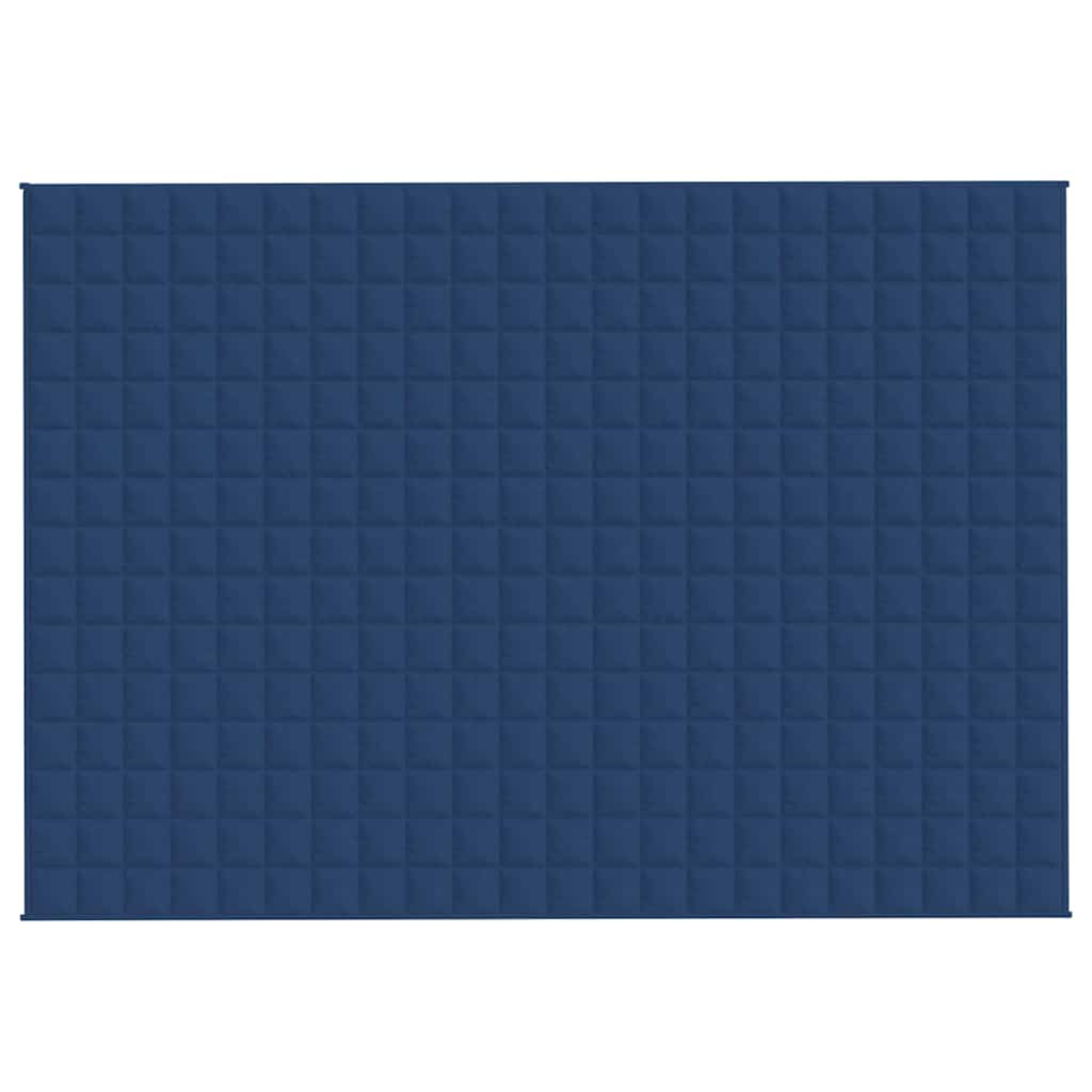 Vidaxxl schwache Decke 155x220 cm 7 kg Stoff blau