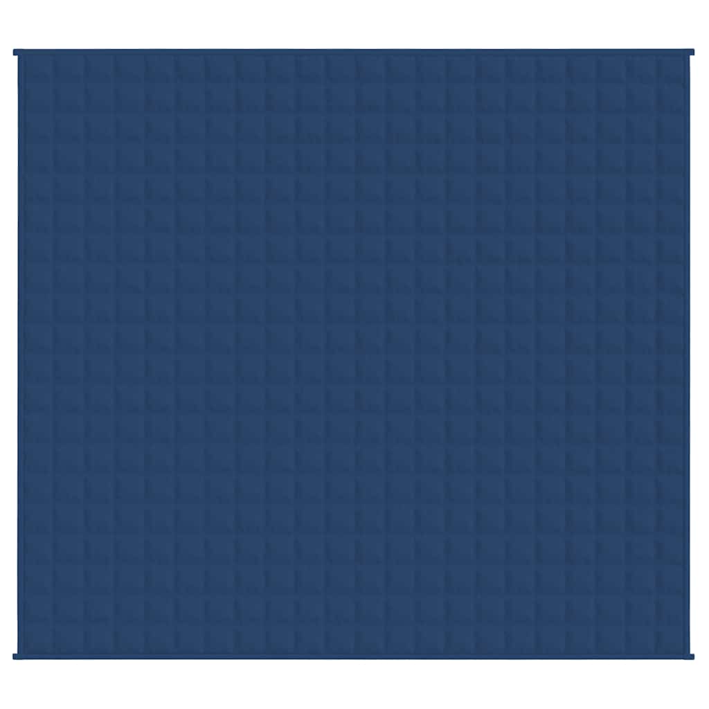 Vidaxxl schwache Decke 220x235 cm 11 kg Stoff blau