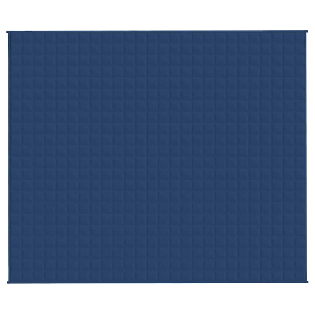 Vidaxxl schwache Decke 220x260 cm 11 kg Stoff blau