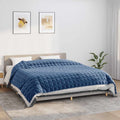 Vidaxxl schwache Decke 220x260 cm 11 kg Stoff blau