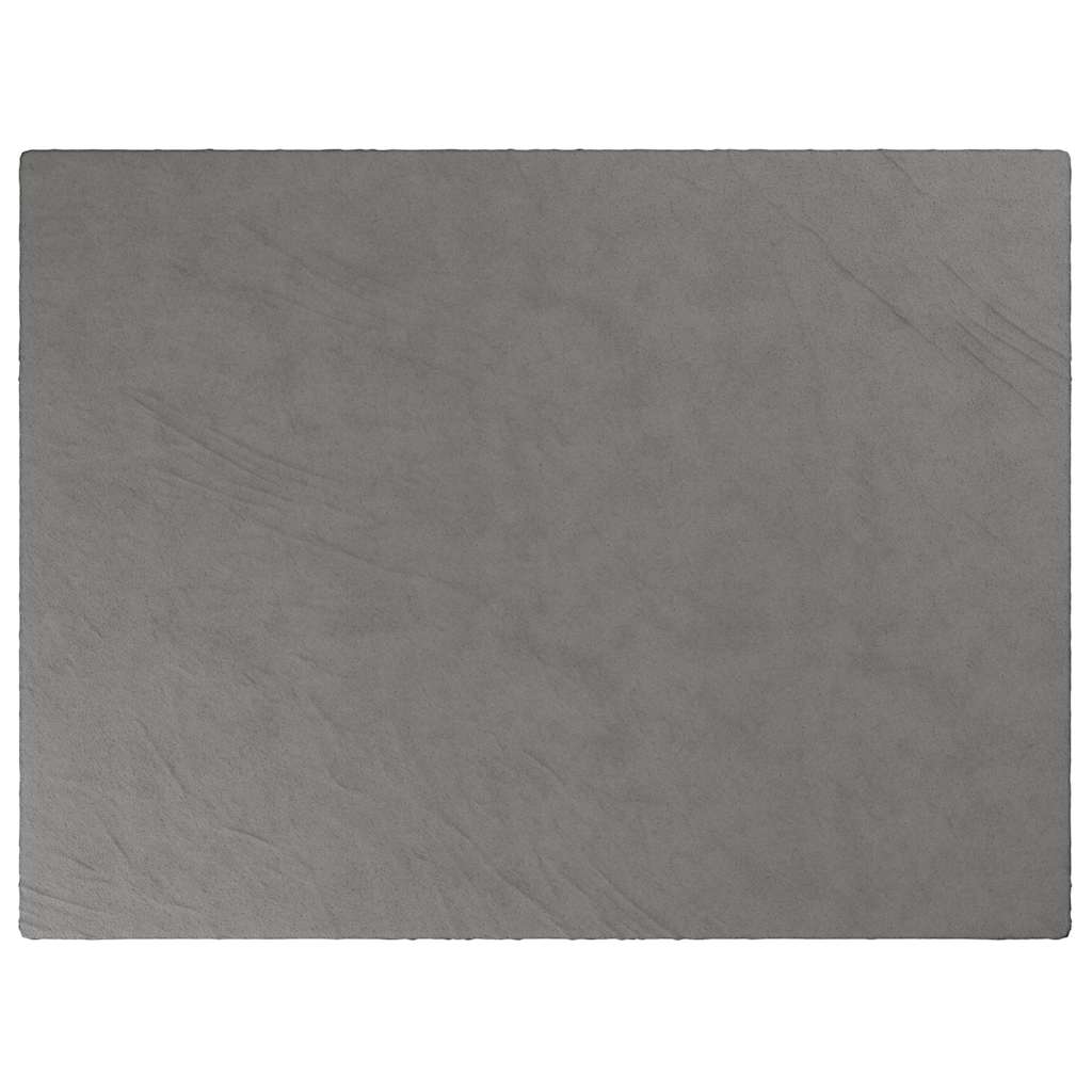 Vidaxl verzwaringsdeken met hoes 150x200 cm 7 kg stof grijs