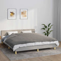 Vidaxl Schaukeldeck mit Abdeckung 155 x 220 cm 7 kg Stoff grau