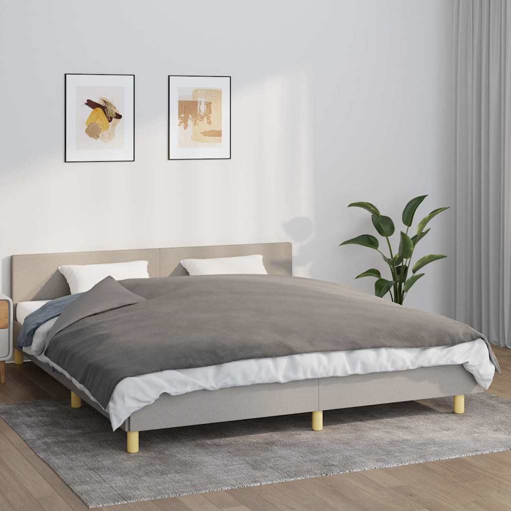 Vidaxl Schaukeldeck mit Abdeckung 155 x 220 cm 11 kg Stoff grau