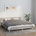 Vidaxl Schaukeldeck mit Abdeckung 155 x 220 cm 11 kg Stoff grau