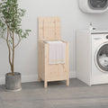 Vidaxl wasmand 44x44x76 cm massief grenenhout
