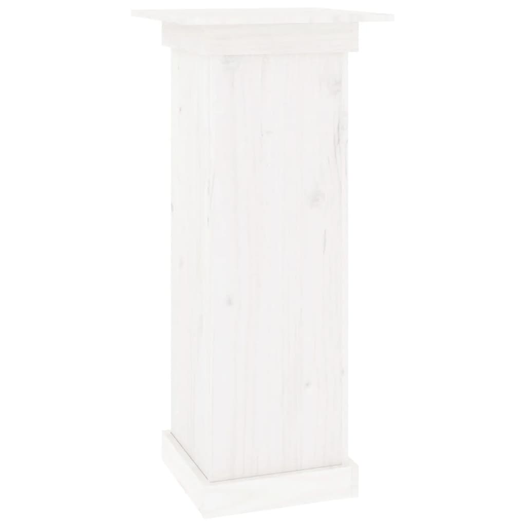 Vidaxx Blumenstandard 40x40x90 cm Festkiefer weiß