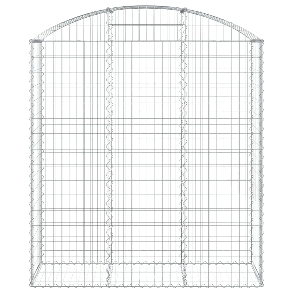 VIDAXL GABION VULTED 150X50X160 180 cm verzinktes Eisen