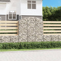 VIDAXL GABION VULTED 150X50X160 180 cm verzinktes Eisen