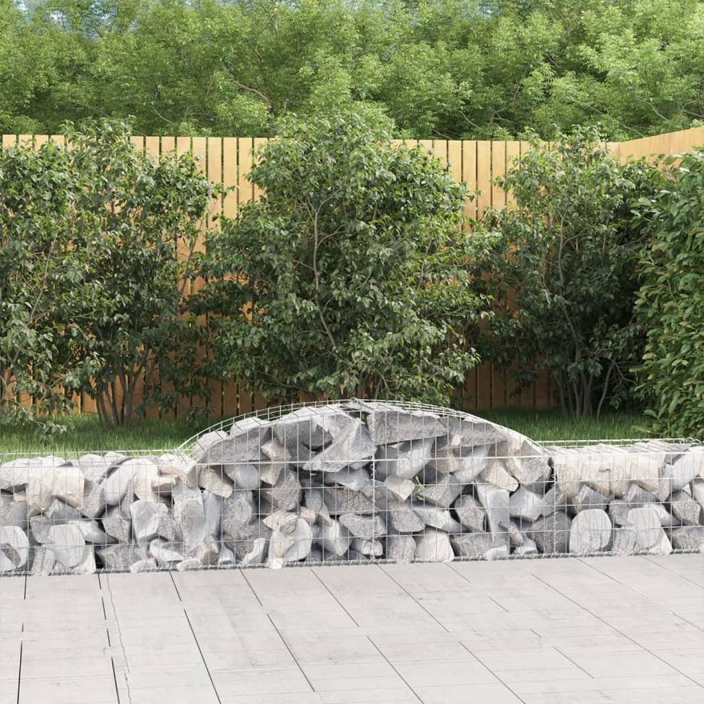 VIDAXL GABION VULTED 300X50X40 60 cm verzinktes Eisen
