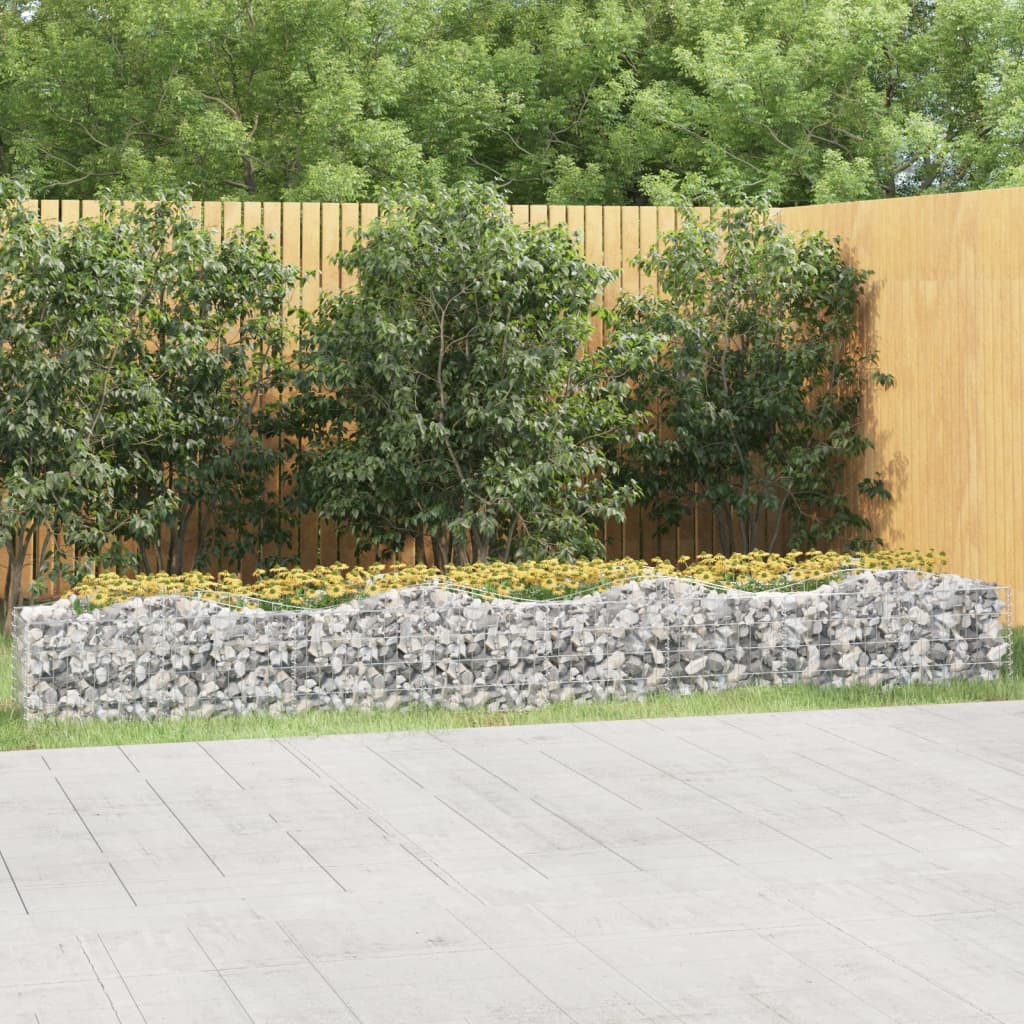 Vidaxx Gabione Gewölbe erhöht 400x50x50 cm verzinkt Anforderungen