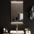 Vidaxl badkamerspiegel led 40x70 cm