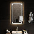 Vidaxl badkamerspiegel led 50x90 cm