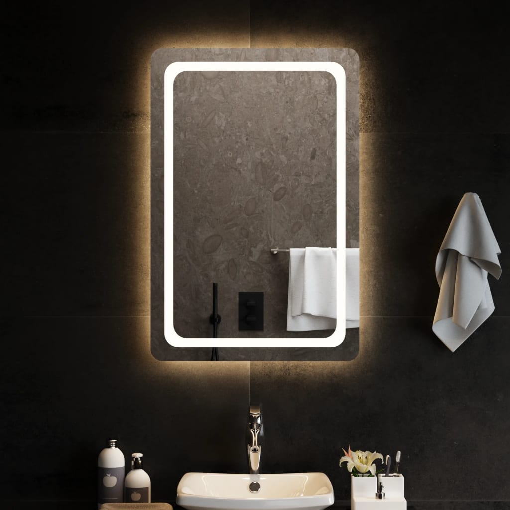 Vidaxl badkamerspiegel led 60x90 cm