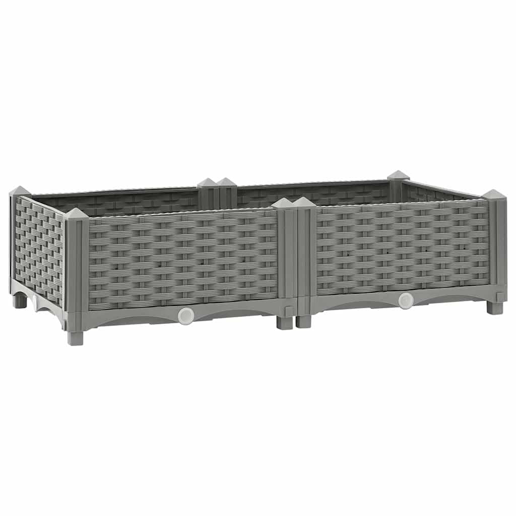 VidaXL Hochbeet 80x40x23 cm Polypropylen