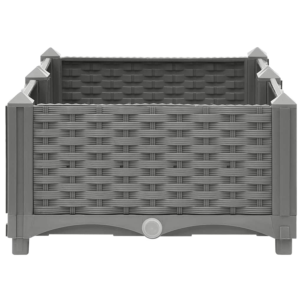 VidaXL Hochbeet 80x40x23 cm Polypropylen