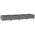 Vidaxl plantenbak verhoogd 160x40x23 cm polypropeen