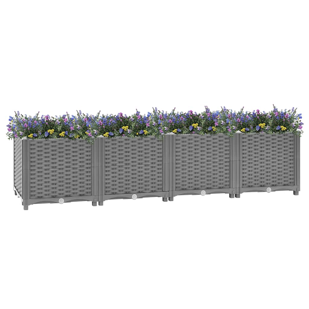 VIDAXL -Flanzer Höhe 160 x 40 x 38 cm Polypropylen