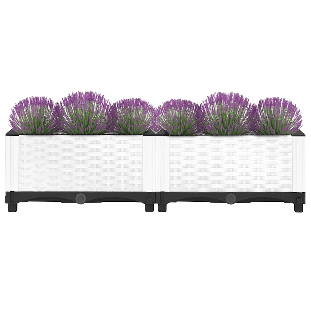 VidaXL Hochbeet 80x40x23 cm Polypropylen