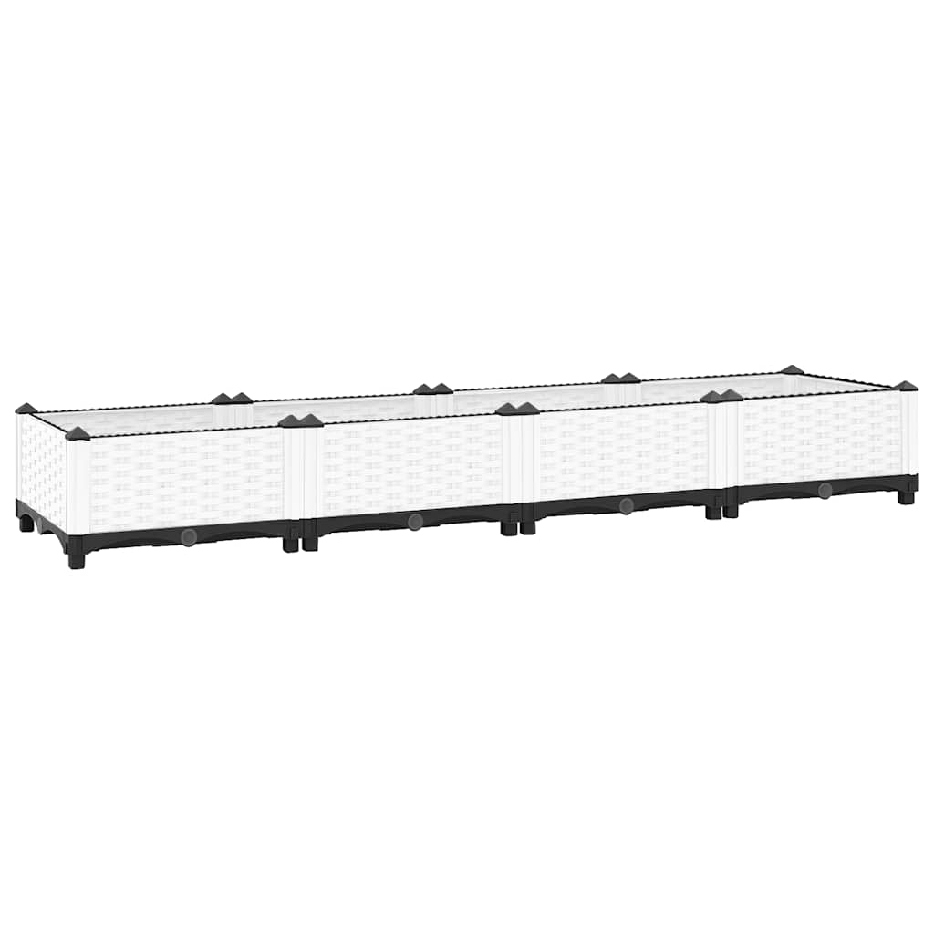 VIDAXL -Flanzer Höhe 160 x 40 x 23 cm Polypropylen