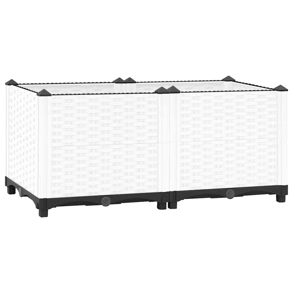 VIDAXL -Flanzer Höhe 80 x 40 x 38 cm Polypropylen