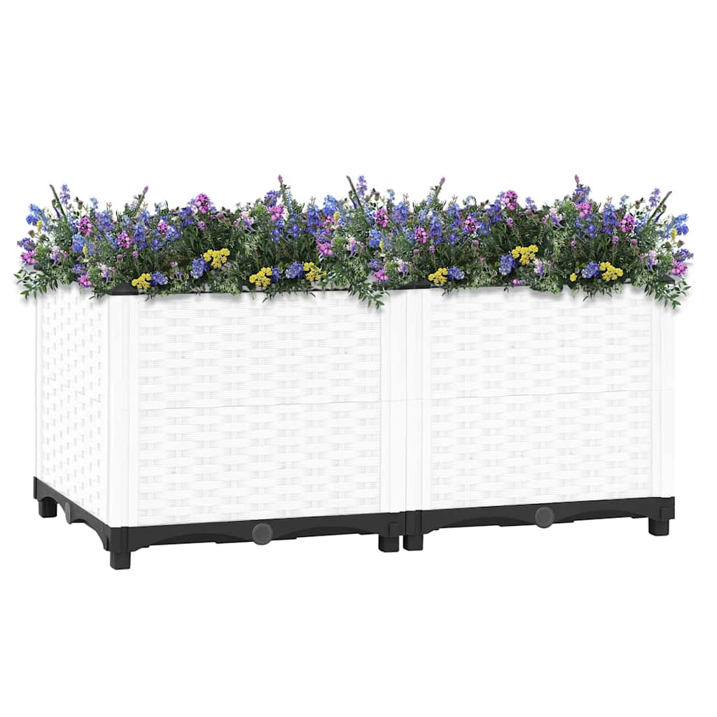 VIDAXL -Flanzer Höhe 80 x 40 x 38 cm Polypropylen